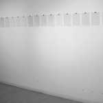 Migalhas de corpo mole (vista 1 da instalação) | 1998-2010 | exposição individual Barulho, ruído, rumor - Casa Branca:UEL - Londrina